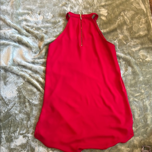 Elegant Red/Pink Halter Dress - Picture 5 of 5